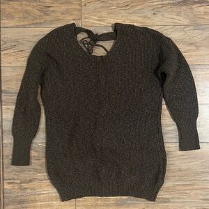 Torrid Dark Brown V-Neck Sweater